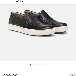 Naturalizer Black Textured Slip-On Sneakers